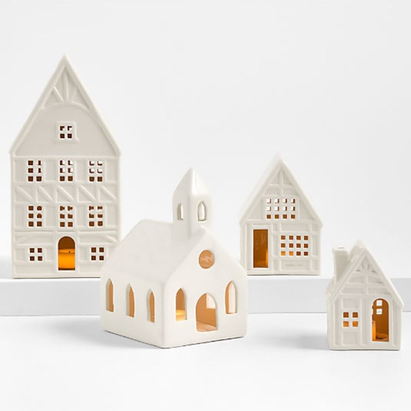 New! Crate&Barrel White Ceramic House X-Large - Picture 5 of 7